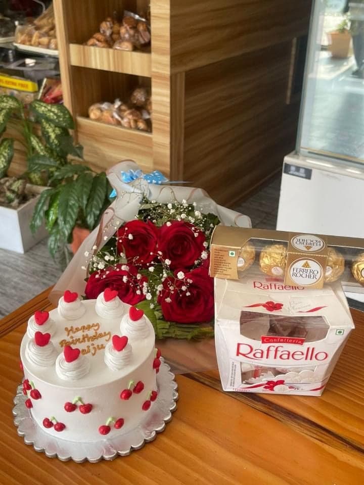 Bundle of Sweetness & Freshness of Flower Combo – CakeZake