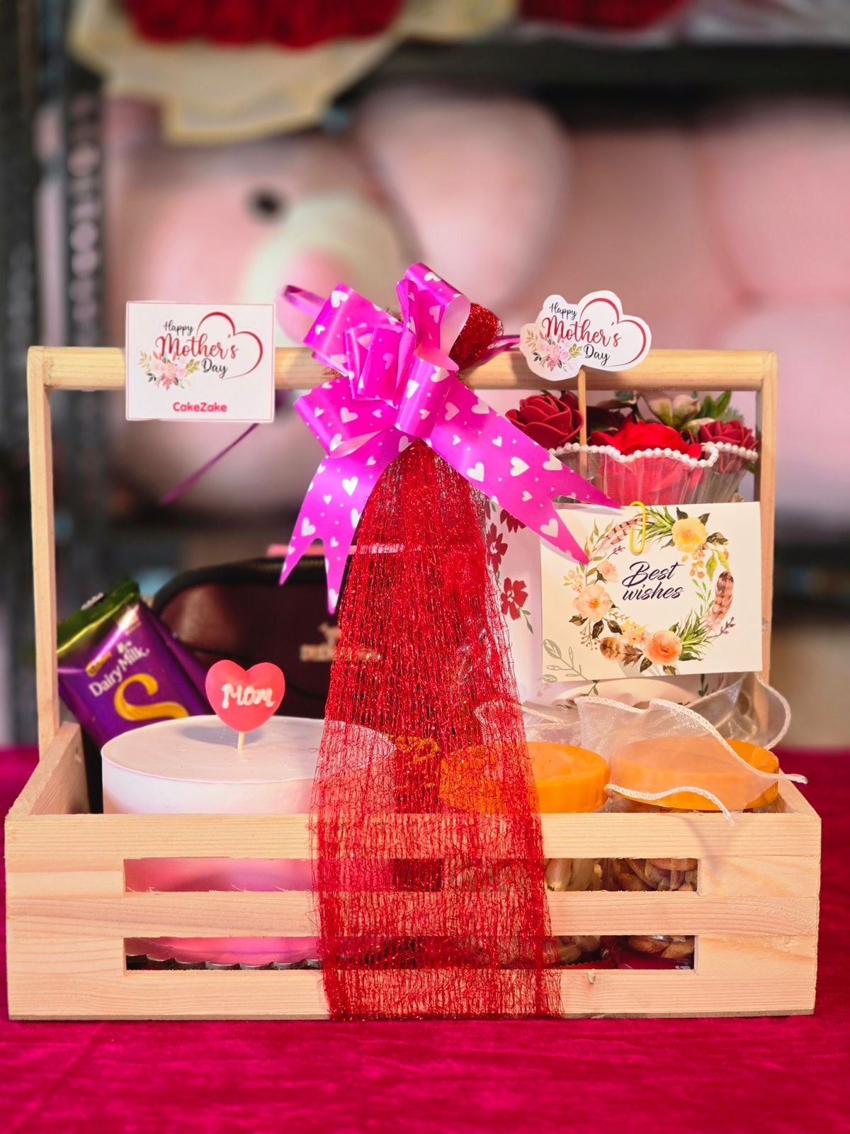 Love For Mother Care Package with Cake – CakeZake