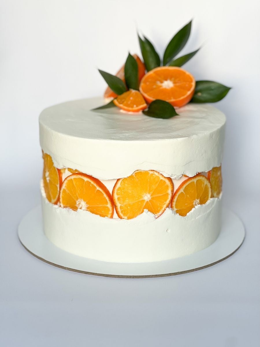 Orange Vanilla 2 Pound Citrus Cake – CakeZake Nepal