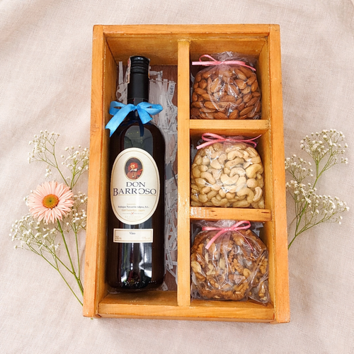 Create Your Own Mother's Day Wine & Nuts Gift Box – CakeZake Nepal