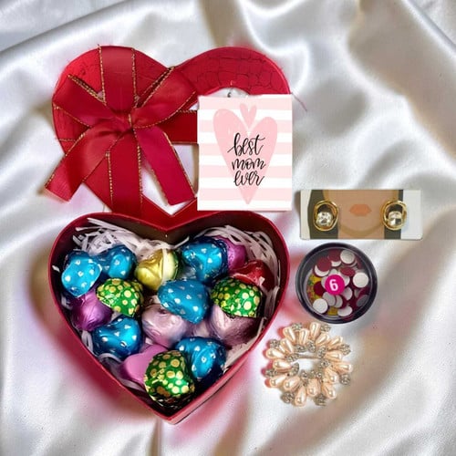Mom Special Jewelry & Chocolate Hamper – CakeZake Nepal