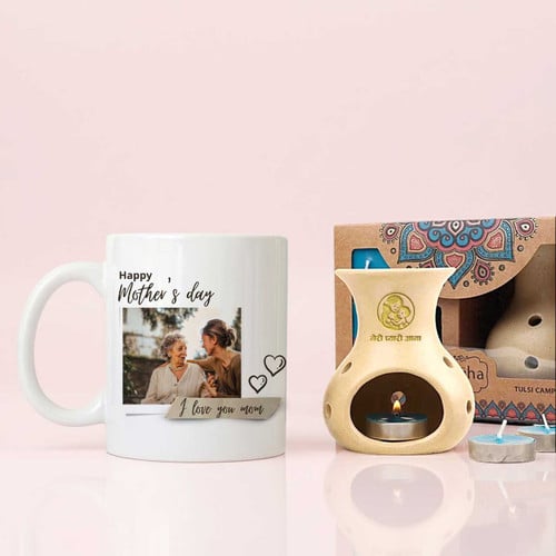 Mother’s Day Special मेरी प्यारी आमा Engraved Combo Set – CakeZake Nepal