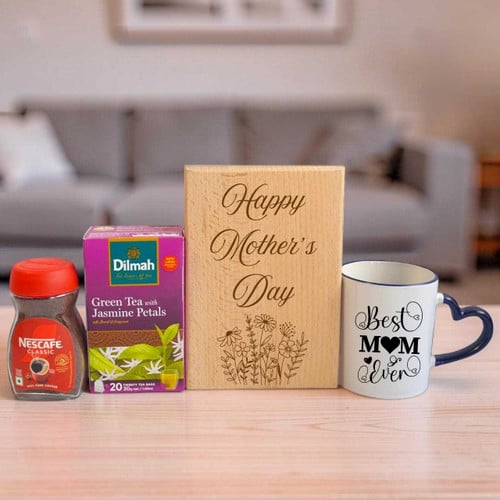 Heartfelt Mother’s Day Keepsake & Beverage Gift Set – CakeZake Nepal