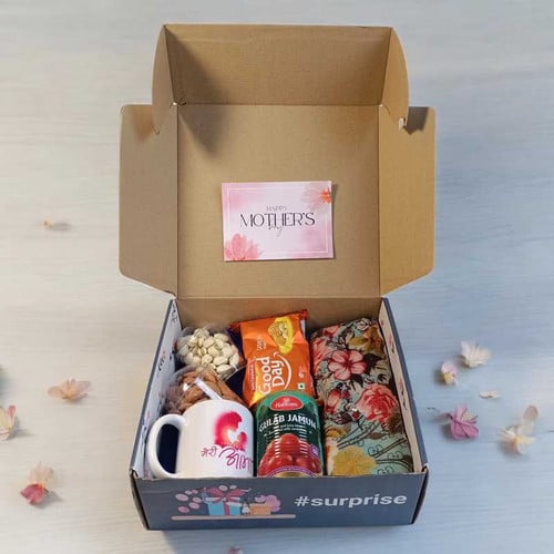 Mother's Day Mug, Shawl and Food Gift Box – CakeZake Nepal