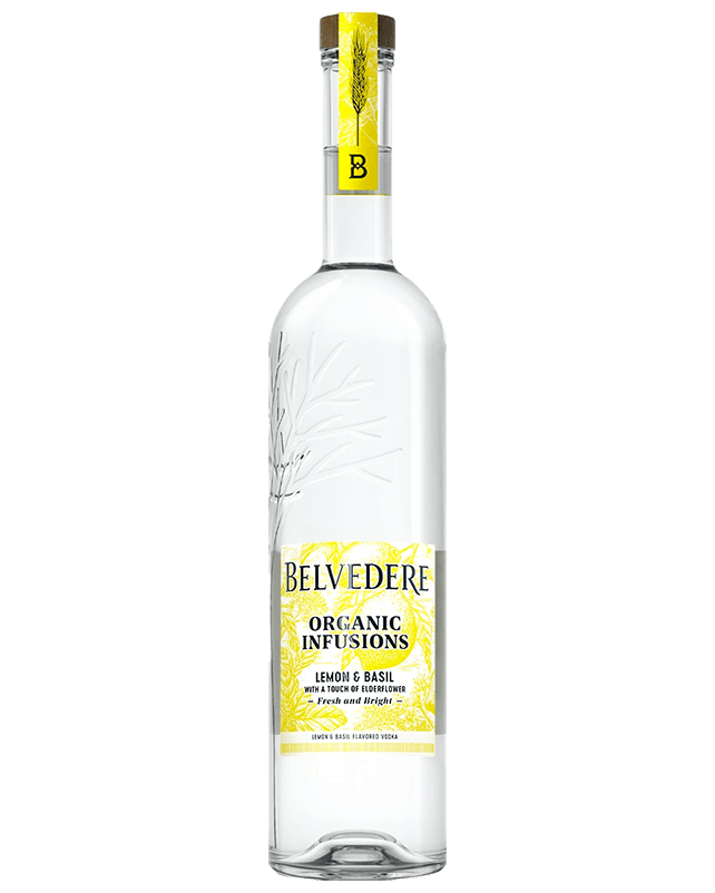 Belvedere Organic Infusions Lemon & Basil 1L – CakeZake Nepal